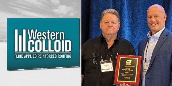 Greg Hlavaty - western colloid - award