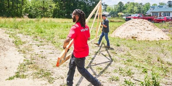 GAF Veterans lend a hand to build Habitat for Humanity home