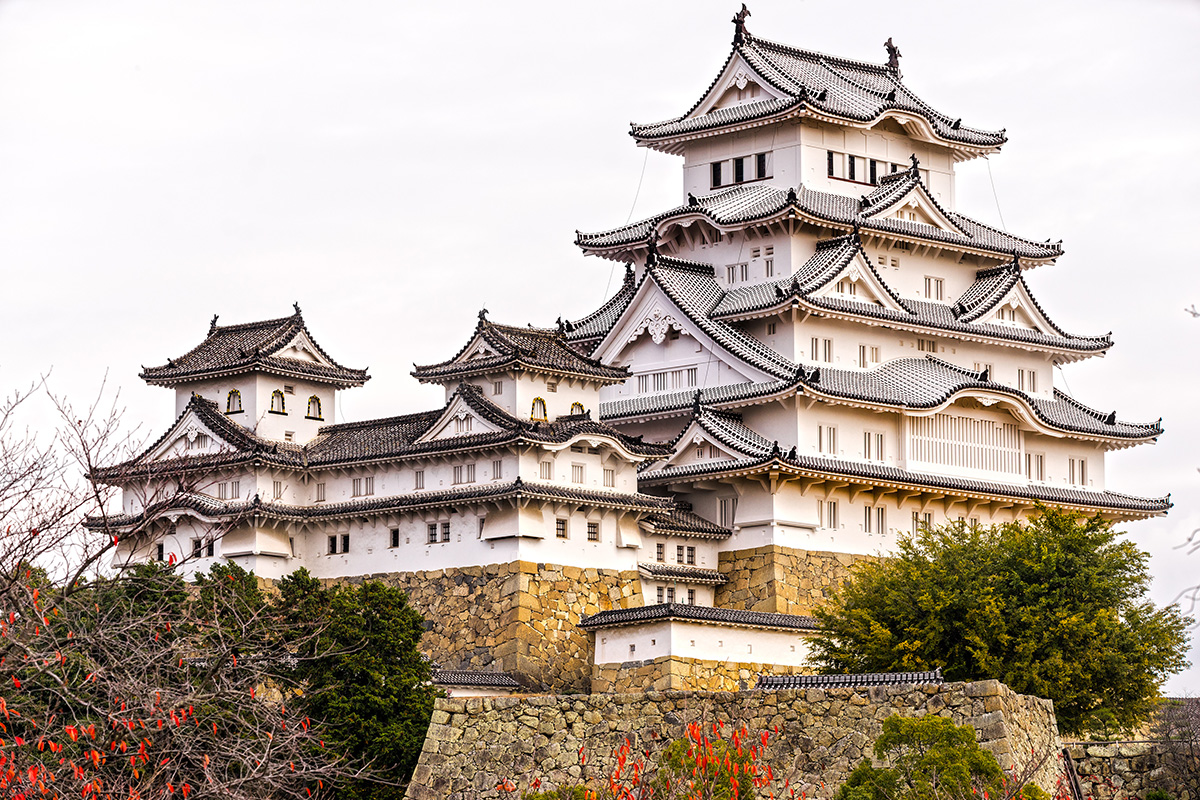 IKO photo of Himeji White Heron Castle in Japan