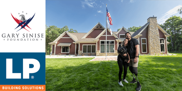 LP Building Solutions honors veterans with donation of LP® SmartSide® Trim & Siding for retired U.S. Army Sergeant Joshua Har