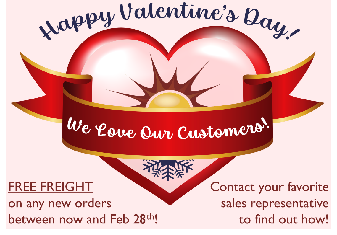 Free Freight February!