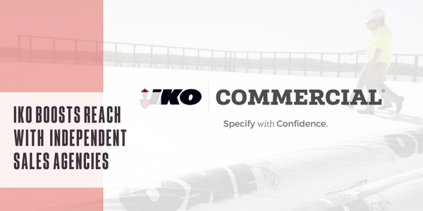 IKO Commercial boosts reach with exclusive independent sales agencies in the U.S.