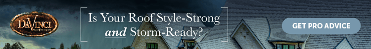 DaVinci - Banner Ad - Is your roof style-strong and storm ready? DaVinci - Banner Ad - Is your roof style-strong and storm ready?
